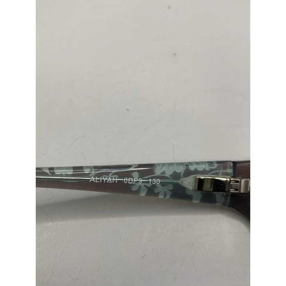 Adensco Eyeglasses Aliyah 0DB9 52-14-130 Brown Blue Transparent Frame Only